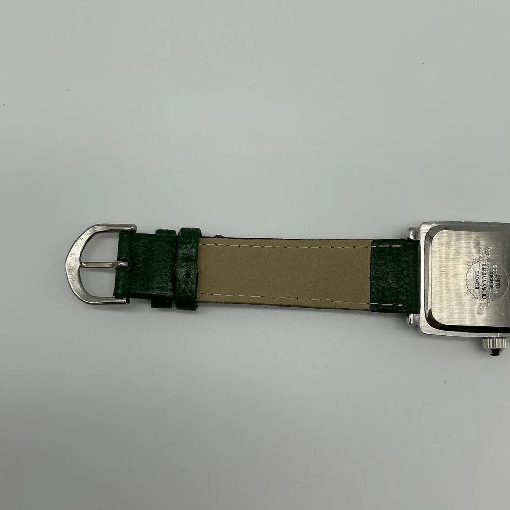 Wizard Of Oz 70th Anniversary Womens Watch 28mm Green Dial Leather New Battery